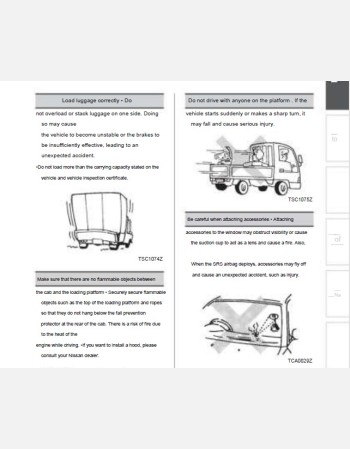nissan atlas f24 2017-2018 owners manual in english